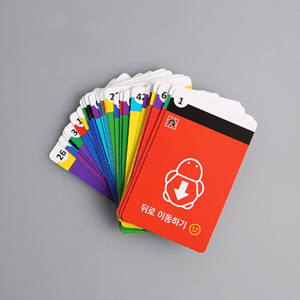 어린이집 교구 코딩 AI 포켓 터틀 전용 36종 카드 (재질 종이)